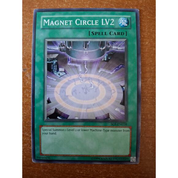 Classic Shadow of Infinity Magnet Circle LV2 SOI-EN016 Yu-gi-oh Spell Card - Picture 1 of 2